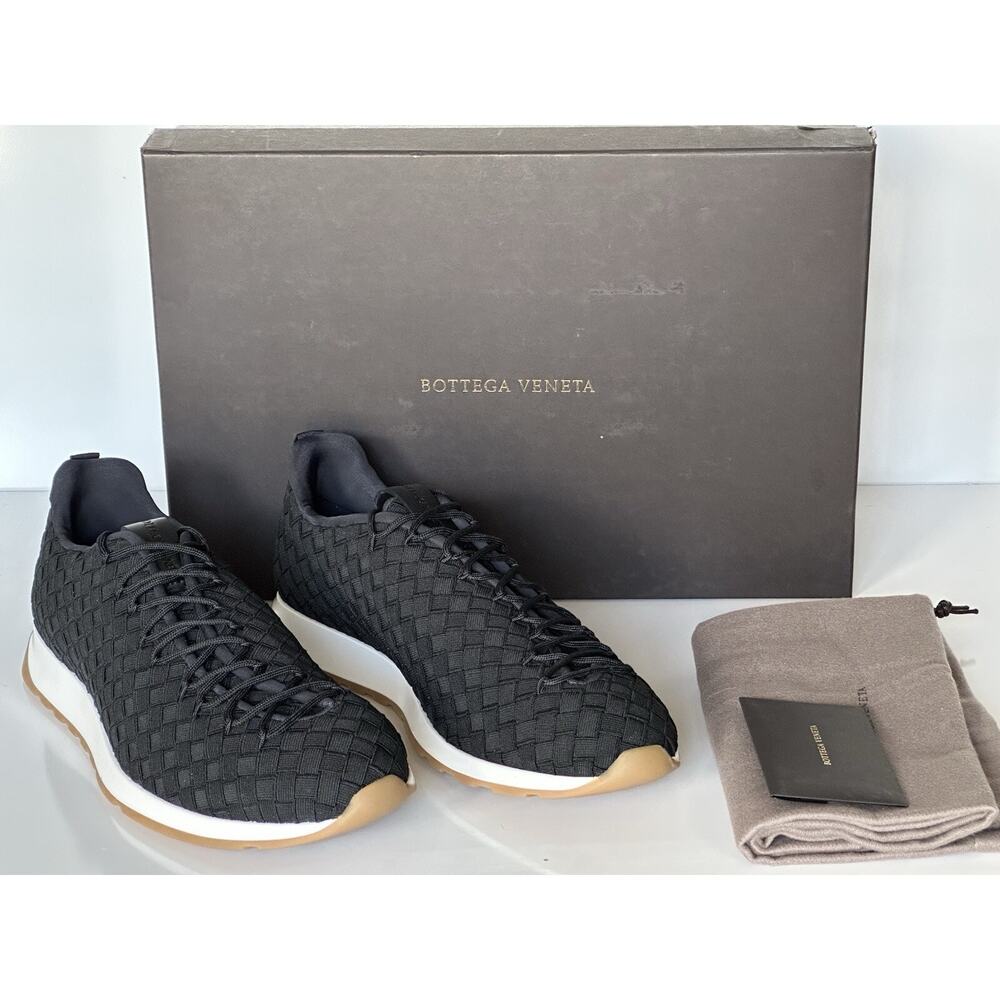 Bottega Veneta Men's Scar Tex Black Sneakers 7 US (40 Euro) 609915 NIB $790